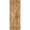 Ekena Millwork Joined Board-n-Batten Shutters w/Z-Bar, Rough Sawn Western Red Cedar, 16 1/8W x 45H, PR RBJ06Z16X045RWR - alternate 5